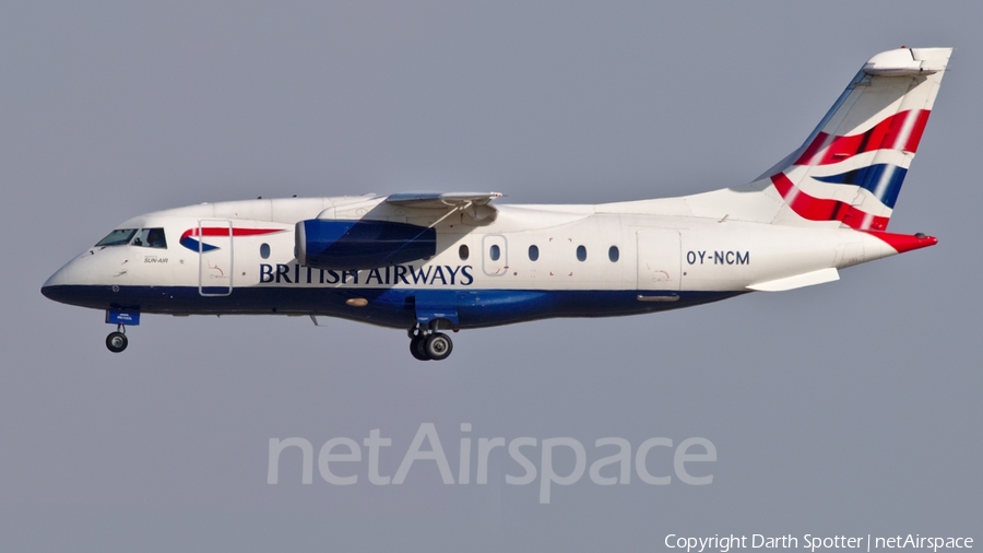 British Airways (Sun Air of Scandinavia) Dornier 328-310JET (OY-NCM) | Photo 236571