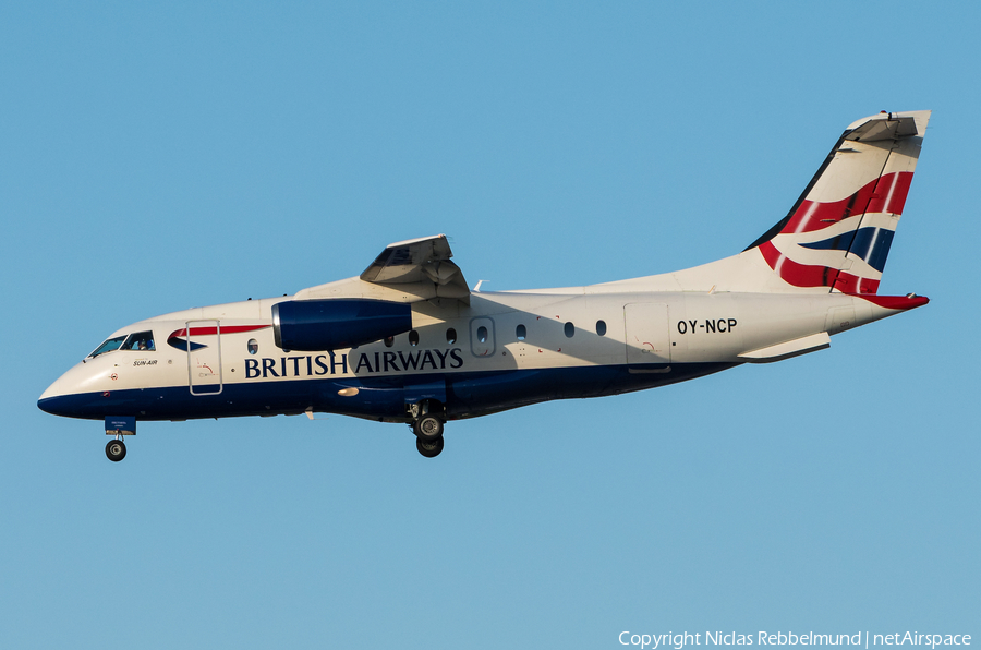 British Airways (Sun Air of Scandinavia) Dornier 328-300JET (OY-NCP) | Photo 318823