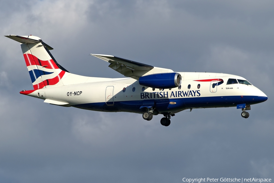 British Airways (Sun Air of Scandinavia) Dornier 328-300JET (OY-NCP) | Photo 324057