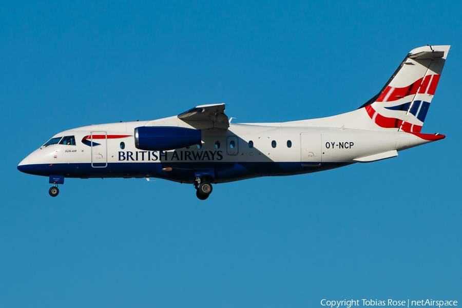 British Airways (Sun Air of Scandinavia) Dornier 328-300JET (OY-NCP) | Photo 325299