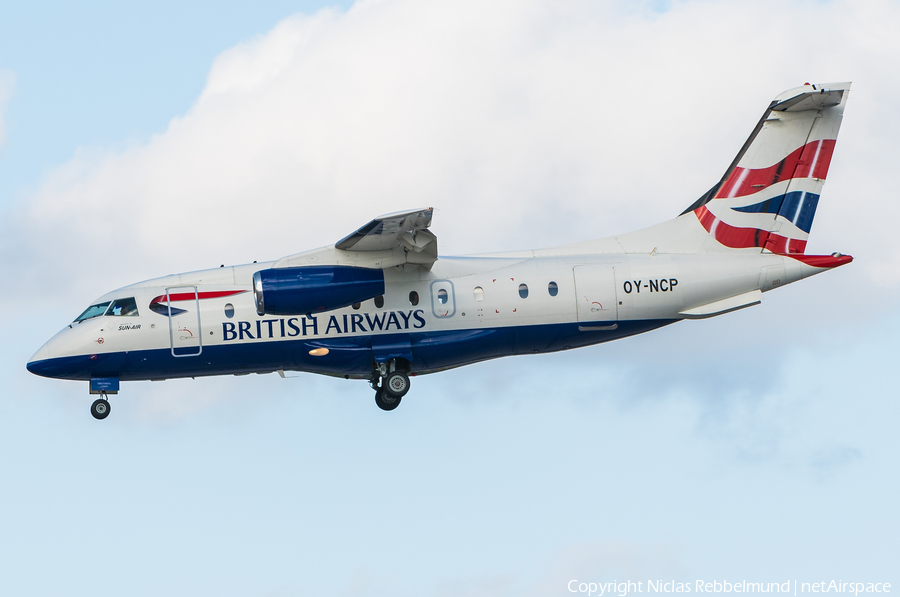 British Airways (Sun Air of Scandinavia) Dornier 328-300JET (OY-NCP) | Photo 334011