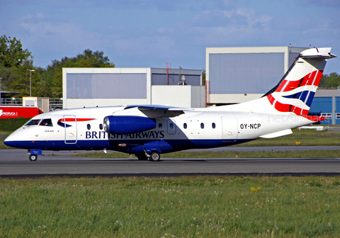 British Airways (Sun Air of Scandinavia) Dornier 328-300JET (OY-NCP) at  Hamburg - Fuhlsbuettel (Helmut Schmidt), Germany