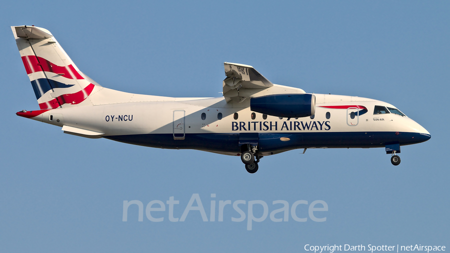 British Airways (Sun Air of Scandinavia) Dornier 328-300JET (OY-NCU) | Photo 376008
