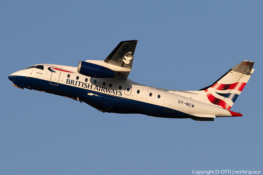 British Airways (Sun Air of Scandinavia) Dornier 328-300JET (OY-NCW) | Photo 313522