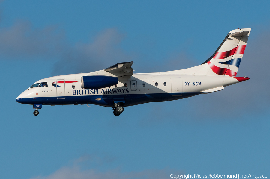 British Airways (Sun Air of Scandinavia) Dornier 328-300JET (OY-NCW) | Photo 322285