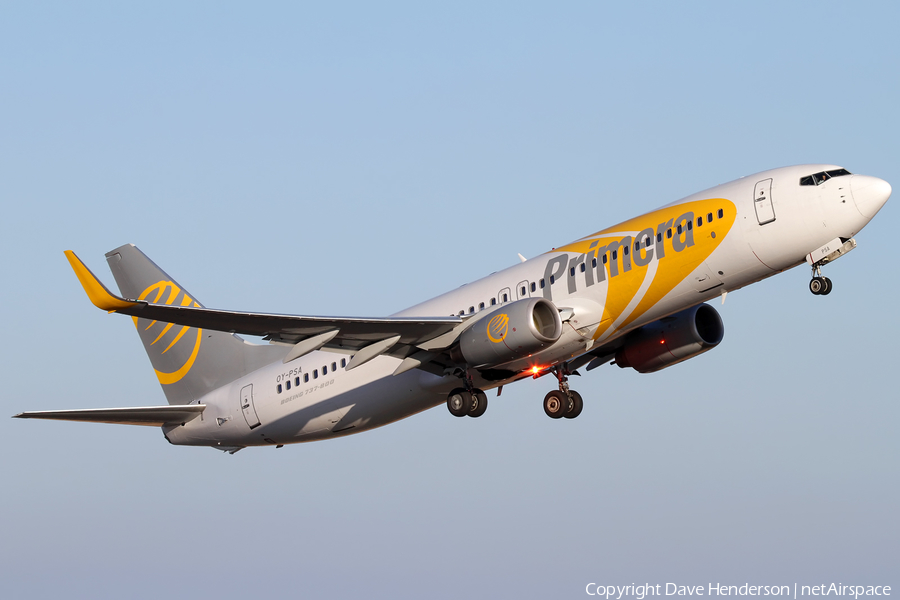 Primera Air Scandinavia Boeing 737-8Q8 (OY-PSA) | Photo 5191
