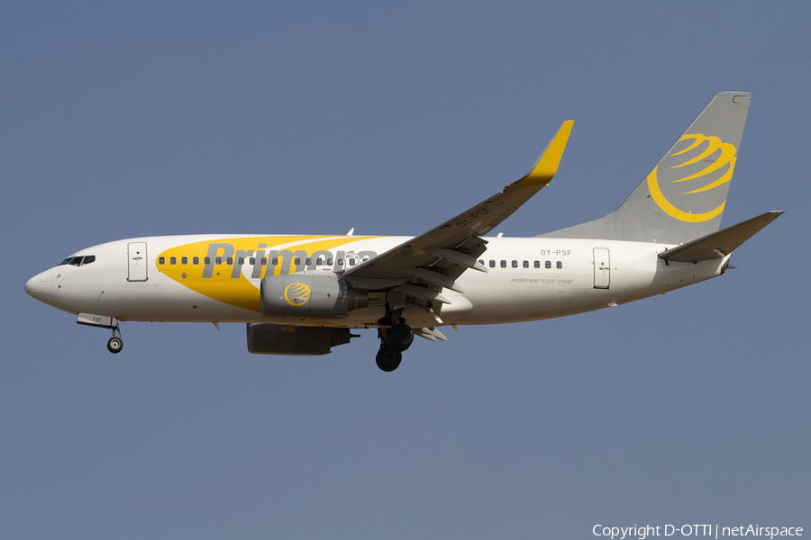 Primera Air Scandinavia Boeing 737-7Q8 (OY-PSF) | Photo 415959