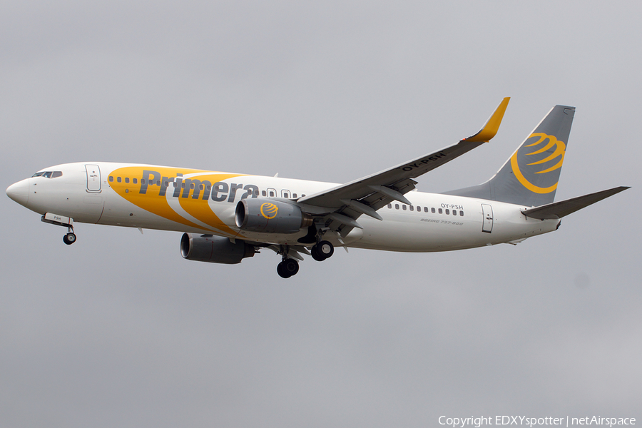 Primera Air Scandinavia Boeing 737-86N (OY-PSH) | Photo 322185