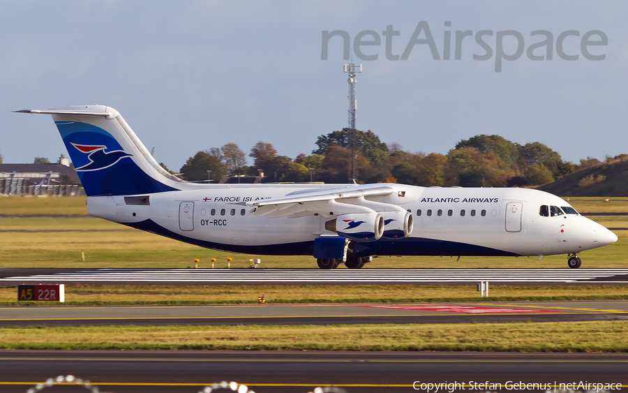 Atlantic Airways BAe Systems BAe-146-RJ100 (OY-RCC) | Photo 12970