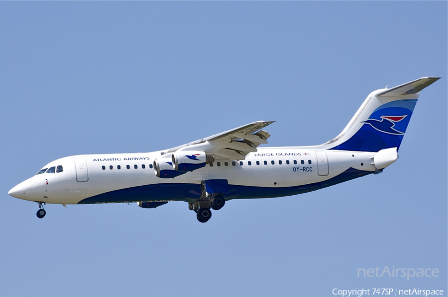 Atlantic Airways BAe Systems BAe-146-RJ100 (OY-RCC) | Photo 38032