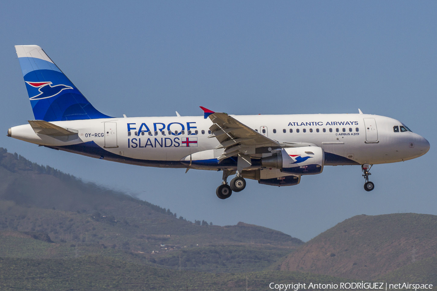 Atlantic Airways Airbus A319-115 (OY-RCG) | Photo 286569