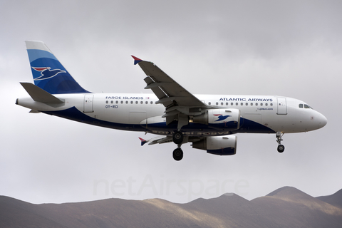 Atlantic Airways Airbus A319-112 (OY-RCI) at  Fuerteventura, Spain