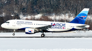 Atlantic Airways Airbus A319-112 (OY-RCI) at  Innsbruck - Kranebitten, Austria