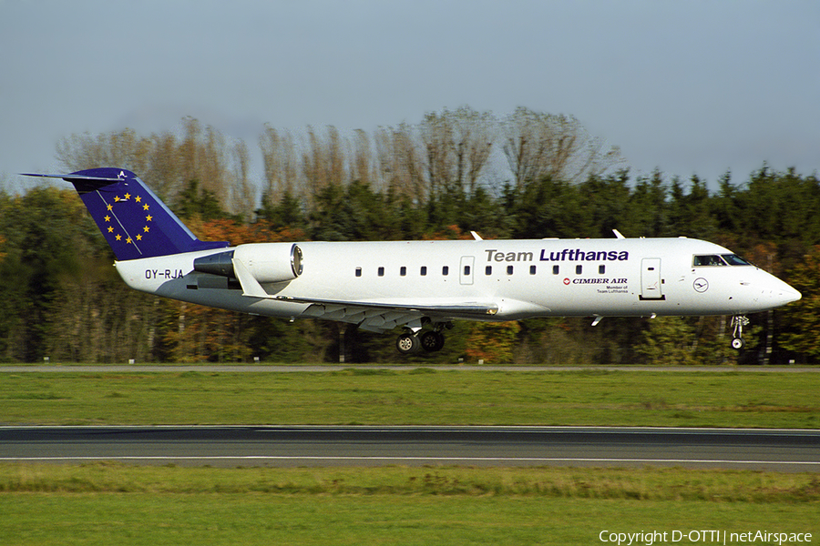 Team Lufthansa (Cimber Air) Bombardier CRJ-200LR (OY-RJA) | Photo 534789