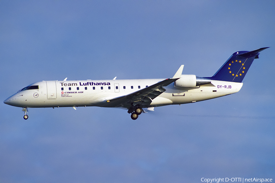 Team Lufthansa (Cimber Air) Bombardier CRJ-200LR (OY-RJB) | Photo 502967