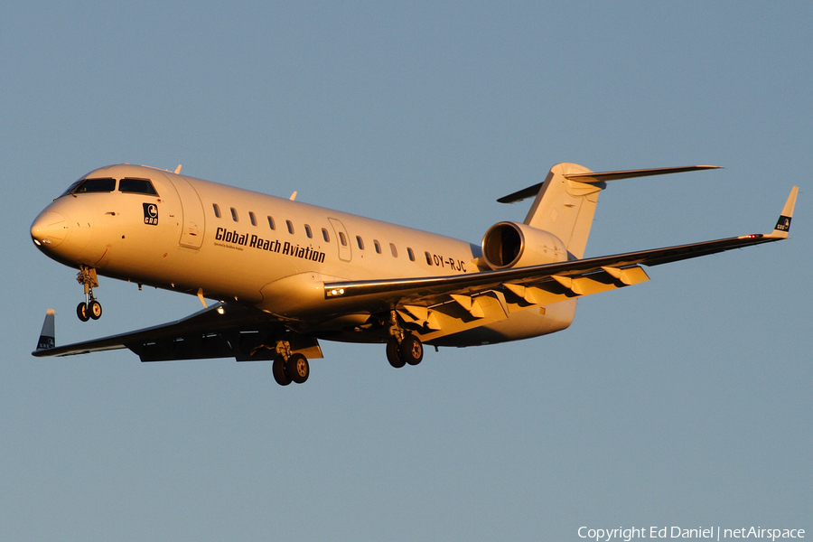 BackBone Aviation (Global Reach Aviation) Bombardier CRJ-200LR (OY-RJC) | Photo 87528