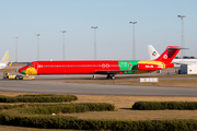 Danish Air Transport (DAT) McDonnell Douglas MD-83 (OY-RUE) at  Billund, Denmark