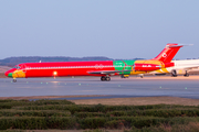 Danish Air Transport (DAT) McDonnell Douglas MD-83 (OY-RUE) at  Billund, Denmark