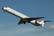 Danish Air Transport (DAT) McDonnell Douglas MD-83 (OY-RUE) at  Hamburg - Fuhlsbuettel (Helmut Schmidt), Germany