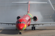 Danish Air Transport (DAT) McDonnell Douglas MD-83 (OY-RUE) at  Berlin - Tegel, Germany