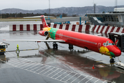 Danish Air Transport (DAT) McDonnell Douglas MD-83 (OY-RUE) at  Bergen - Flesland, Norway