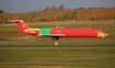 Danish Air Transport (DAT) McDonnell Douglas MD-83 (OY-RUE) at  Billund, Denmark