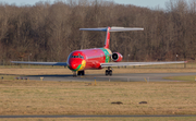 Danish Air Transport (DAT) McDonnell Douglas MD-83 (OY-RUE) at  Billund, Denmark