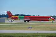 Danish Air Transport (DAT) McDonnell Douglas MD-83 (OY-RUE) at  Billund, Denmark