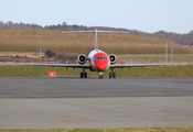 Danish Air Transport (DAT) McDonnell Douglas MD-83 (OY-RUE) at  Billund, Denmark