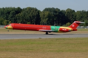 Danish Air Transport (DAT) McDonnell Douglas MD-83 (OY-RUE) at  Hamburg - Fuhlsbuettel (Helmut Schmidt), Germany