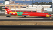 Danish Air Transport (DAT) McDonnell Douglas MD-83 (OY-RUE) at  Lisbon - Portela, Portugal