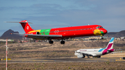 Danish Air Transport (DAT) McDonnell Douglas MD-83 (OY-RUE) at  Tenerife Sur - Reina Sofia, Spain