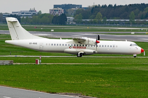 Danish Air Transport (DAT) ATR 72-202 (OY-RUG) at  Hamburg - Fuhlsbuettel (Helmut Schmidt), Germany