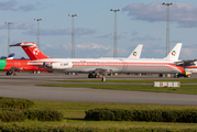 Danish Air Transport (DAT) McDonnell Douglas MD-82 (OY-RUT) at  Billund, Denmark