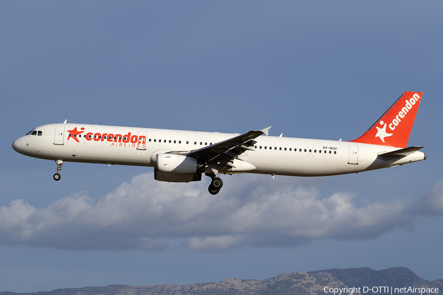 Corendon Airlines Airbus A321-231 (OY-RUU) | Photo 532912