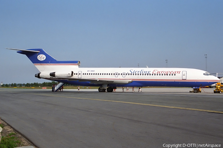 Sterling European Boeing 727-2K3(Adv) (OY-SBO) | Photo 155062