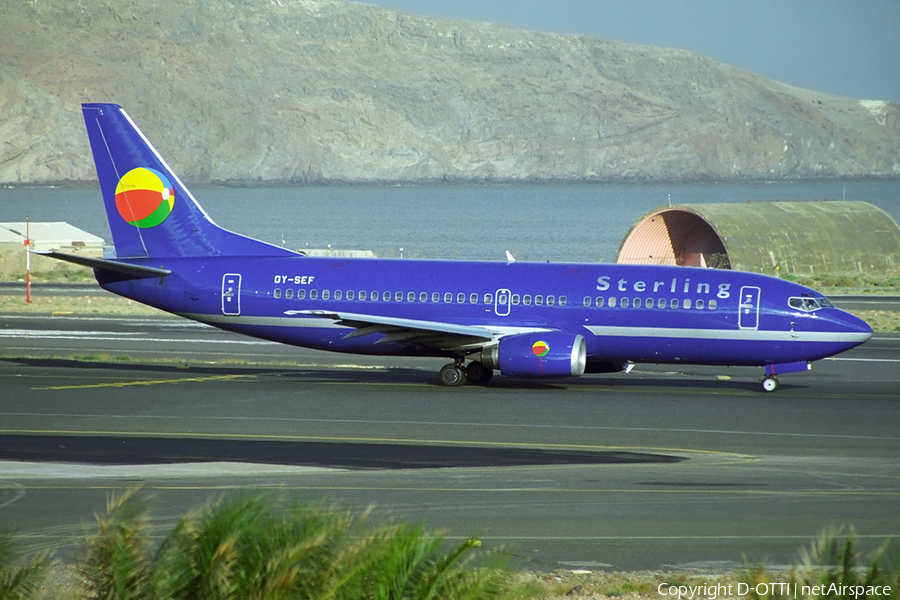Sterling European Boeing 737-382 (OY-SEF) | Photo 380448