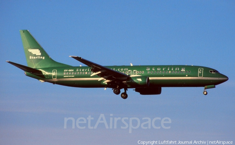 Sterling European Boeing 737-85H (OY-SEH) | Photo 408833