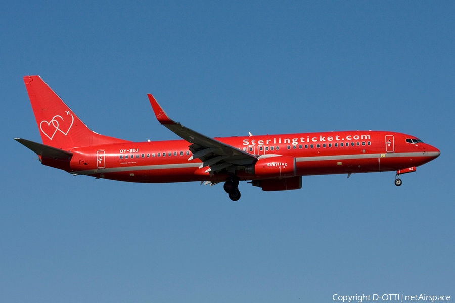 Sterling European Boeing 737-86Q (OY-SEJ) | Photo 267090