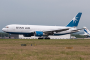 Star Air / Maersk Air Boeing 767-25E(BDSF) (OY-SRO) at  Nottingham - East Midlands, United Kingdom