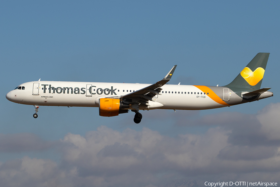 Thomas Cook Airlines Scandinavia Airbus A321-211 (OY-TCD) | Photo 354114