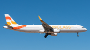 Sunclass Airlines Airbus A321-211 (OY-TCE) at  Gran Canaria, Spain