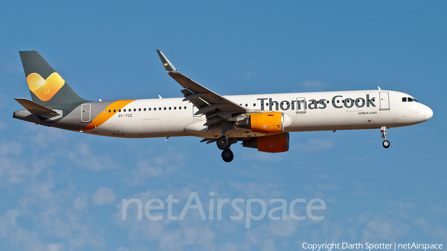 Thomas Cook Airlines Scandinavia Airbus A321-211 (OY-TCE) | Photo 376011