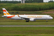 Sunclass Airlines Airbus A321-211 (OY-TCF) at  Billund, Denmark