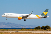 Sunclass Airlines Airbus A321-211 (OY-TCF) at  Rhodes, Greece