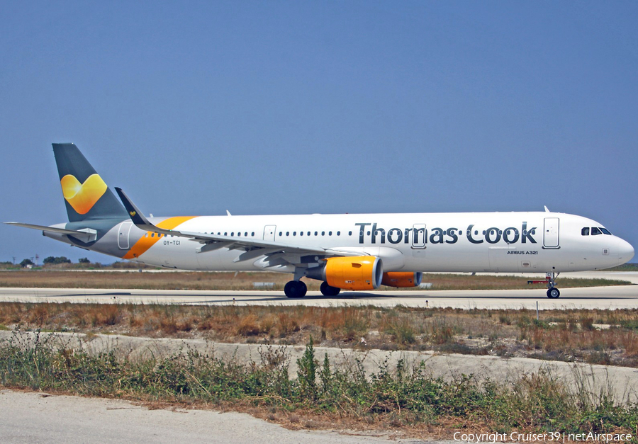 Thomas Cook Airlines Scandinavia Airbus A321-211 (OY-TCI) | Photo 296562