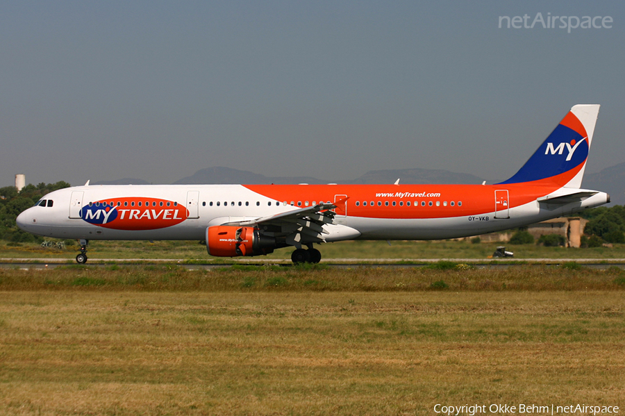 MyTravel Airways Airbus A321-211 (OY-VKB) | Photo 40461