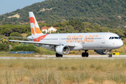 Sunclass Airlines Airbus A321-211 (OY-VKC) at  Rhodes, Greece