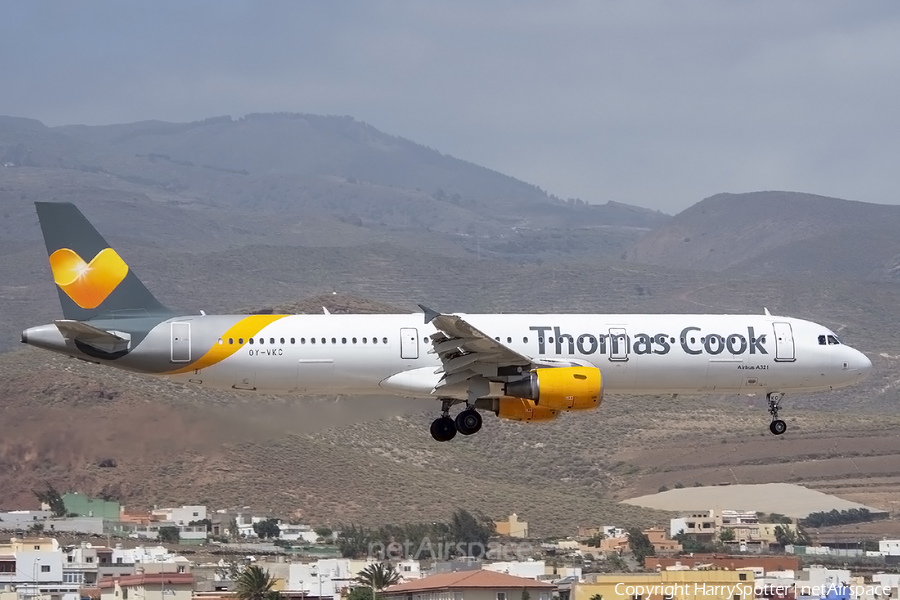 Thomas Cook Airlines Scandinavia Airbus A321-211 (OY-VKC) | Photo 332195