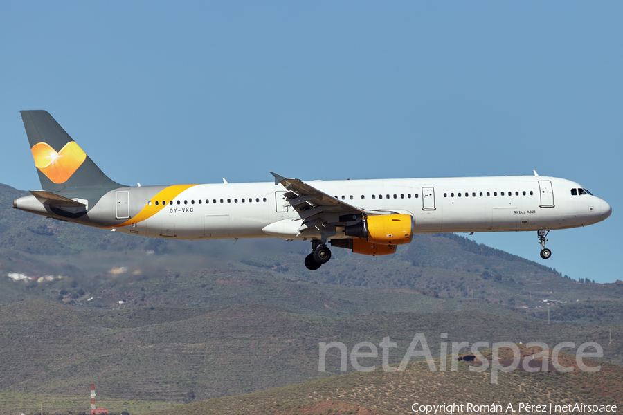Thomas Cook Airlines Scandinavia Airbus A321-211 (OY-VKC) | Photo 500436